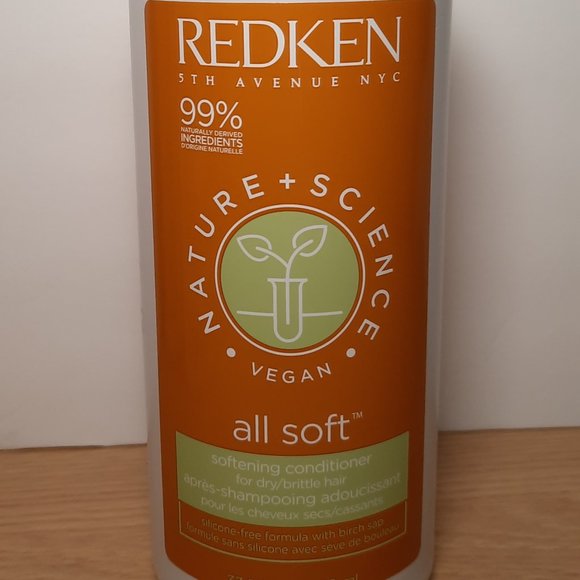Redken Nature + Science Vegan All Soft Conditioner 33.8oz New!! - Picture 1 of 4